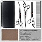 Dog Grooming Kit (Black / 4 Piece)