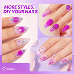Beetles Purple Gel Nail Polish (J - Sheer Purple | Violet Night Dream-f273)