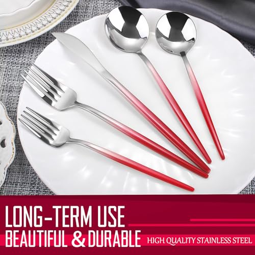 Gradient Red Silverware Set (Gradient Red)