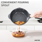 24Pcs Ceramic Cookware Set (24 pcs Grey Ceramic)