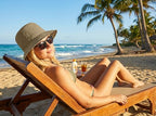 Waterproof Bucket Hats for Woman UPF 50+ Sun Hat Khaki (Khaki)