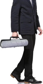 Juntan 5 Slots Hard Watch Travel Case, Portable Nylon Travel Watch Roll Case - Image 5