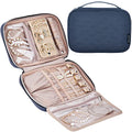 Travel Jewelry Organizer (Blue-Gray)