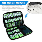 Portable Electronic Organizer Case (C-Blue Camouflage / Single Layer)