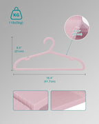 80 Pack Clothes Hangers, Non Slip Plastic Coat Hangers, Space Saving, Heavy Duty - Image 4