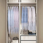 Clear Garment Bags Suit Bag for Closet Storage 43 in (43"-10pcs)