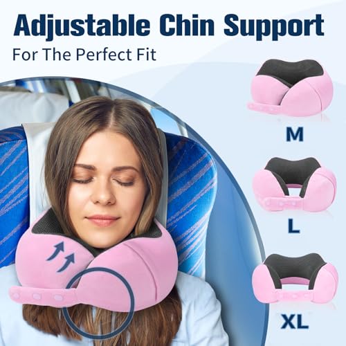 Neck Pillow for Traveling (Sakura Pink)