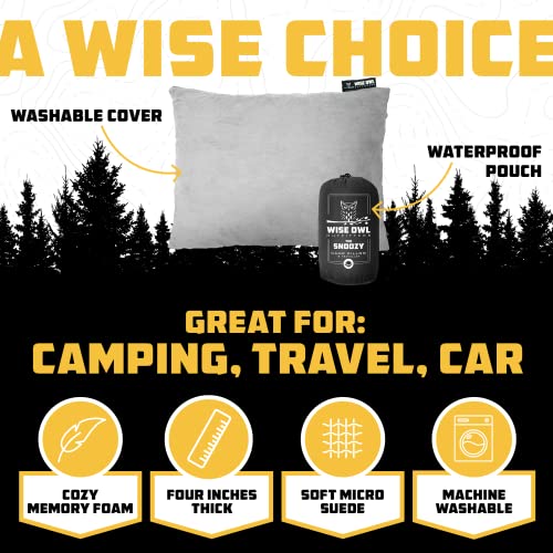 Camping Pillow (Grey / Small)