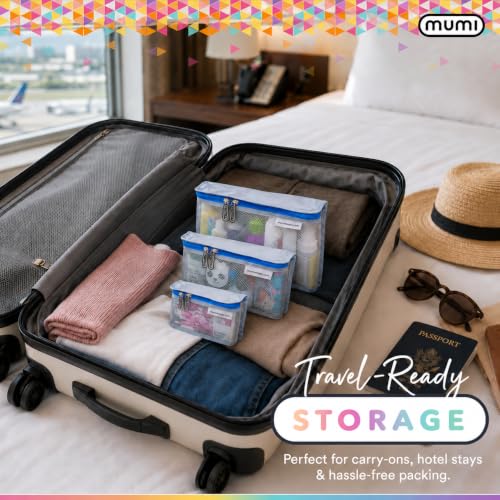 Travel Toiletry Bag Set of 3 (Yellow)
