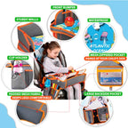 Kids Car Seat Travel Tray (ORANGE)