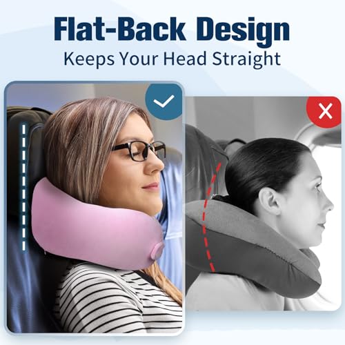 Neck Pillow for Traveling (Sakura Pink)