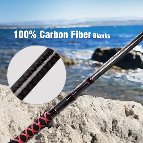 Surf Spinning Fishing Rod 2 (12' - 4pcs - H)