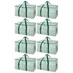8 Pack Oversized Moving Bags with Reinforced Handles (8-Pack / Antique Folidage)