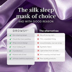 Silk Sleep Mask (Lavender Haze / 1 Count (Pack of 1))