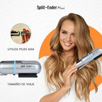 Mini Cordless Split End Hair Trimmer for Dry (Blue / AAA Battery-Powered)