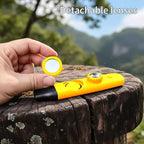 Multifunctional Survival Emergency Whistle for Kids with Compass Hiking Survival (egg yellow2pcs)