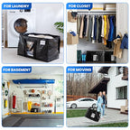 4 Pack Black Extra Large Moving Bags (Black / 4 Large)