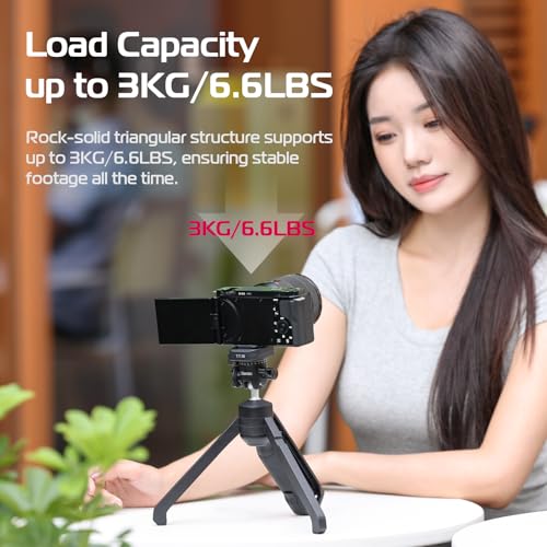 TT38 One Click Opening Vlogging Tripod w Uka F38 Quick (TT38 Tripod)