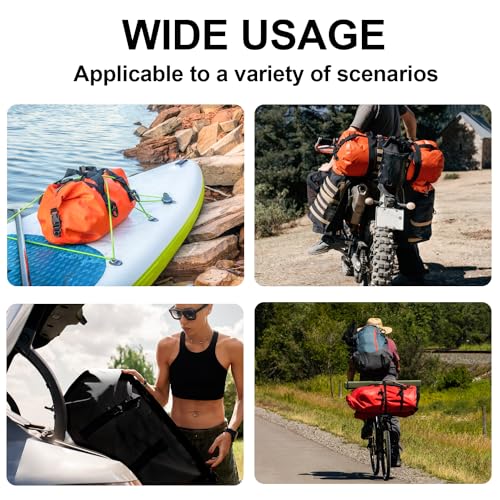 60L Waterproof Duffle Travel Duffel Bag (Yellow / 60L)