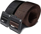 Tactical Belt (2pack Dura Nylon Black/Brown / XX-Large)