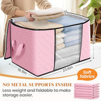 90L Clothes Storage (6 Pack-90l / Pink)