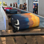 Luggage Cover Fits 27 (L / Amber Mountains)