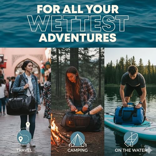 Waterproof Dry Bag Duffel (Gray / 90L)