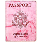 Passport Holder for Travel Essentials (rose red / Simplicity)