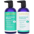 Sleek & Smooth Shampoo and Conditioner Set For Frizz (Combo)
