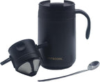 Portable 16oz Pour Over Coffee Maker by TacoMynxify