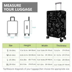 Travel Luggage Cover Suitcase Protector Fits 18 (A-1 / XL(29-32in))
