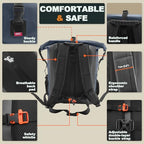 Waterproof Backpack Dry Bag 35L (Blue / 55L)
