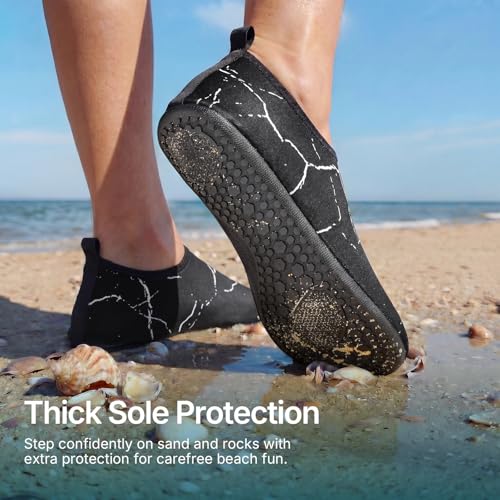 Water Shoes for Women Men Quick (5-6 Women/4-5 Men / Marbe)