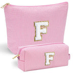 Makeup Bag for Women (Pink / F)