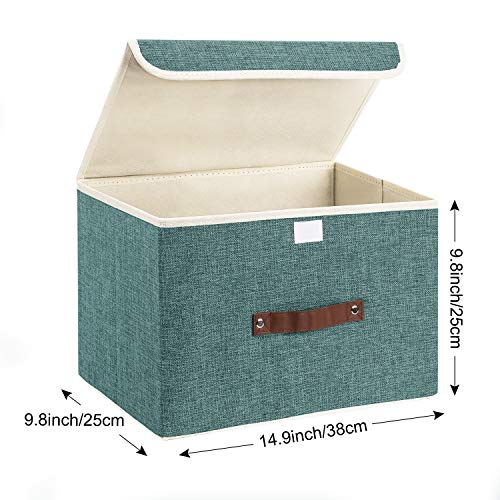 Collapsible Storage Boxes (2 pack / Aqua Deep)