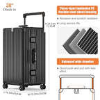 Aluminium Frame Checked (Black / 28 inch)