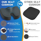 Seat Cushion for Office Chair (Grey / XX-Large)