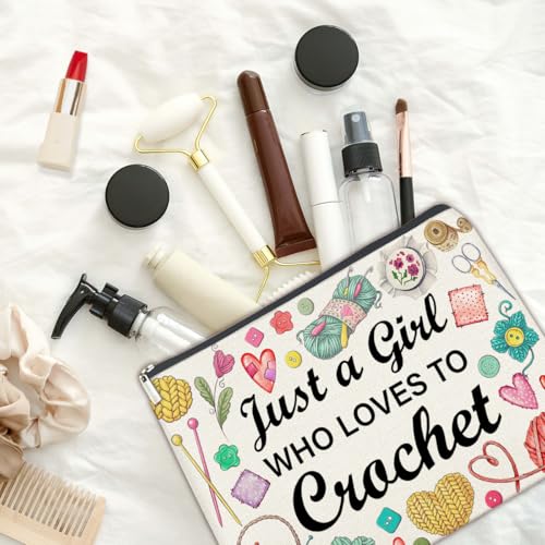 Gifts for Crochet Lovers Crocheters Cosmetic Bag (Crochet Lovers)