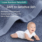 Wash Cloth 6 Pack w (Slate Blue Set / 10x10 inch-6 Pack)