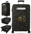 Luggage Cover for Suitcase Tsa Approved Protector (Extra Small (18-20 inches) / Sun Stars)