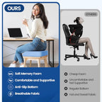 Seat Cushion Chair Pad (Lightblue / 2X-Large)