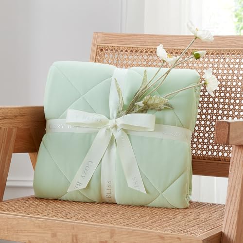 Cooling Throw Blanket for Hot Sleepers 50"x70" (Mint Green / Throw (50" x 70"))