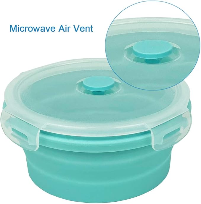 CARTINTS Small Collapsible Bowl Silicone Food Storage Containers Collapsible - Image 6