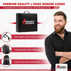 Ultimate Outdoor Bungee Cord Assortment (12 Piece - 72" Double-J Hook)