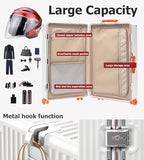 Super Large Aluminum Frame Checked Luggage (A5-Ivory Tangerine / 30in)