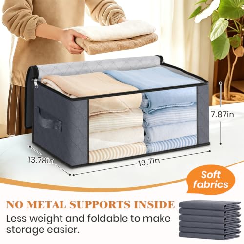 35L Closet Organizers (10 Pack-35l / Grey)