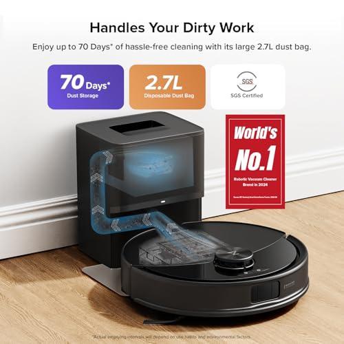 Q10 S5+ Robot Vacuum and Mop (Black)