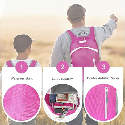 35L Foldable Waterproof Backpack For Outdoor Sports With Inside Wet Clothes Compartment Packable For Multiple Uses Ultra Lightweight Ideal For Hiking Men And Women Travel (1fushai)
