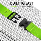 Luggage Straps for Suitcases (Rainbow / 4 Pack)