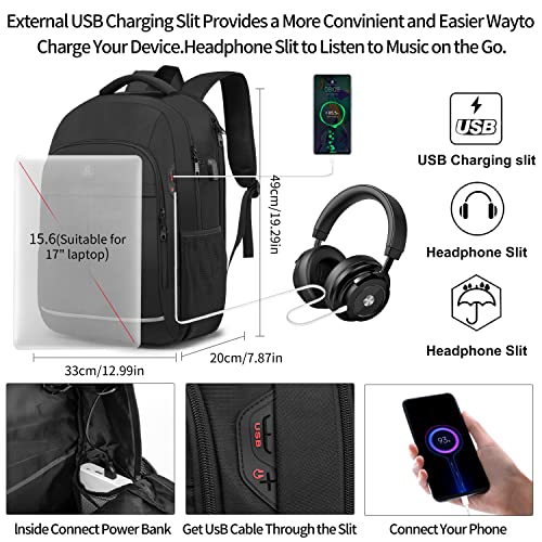 Backpack Laptop Backpack (17.3inch / 17.3 Inch-black)